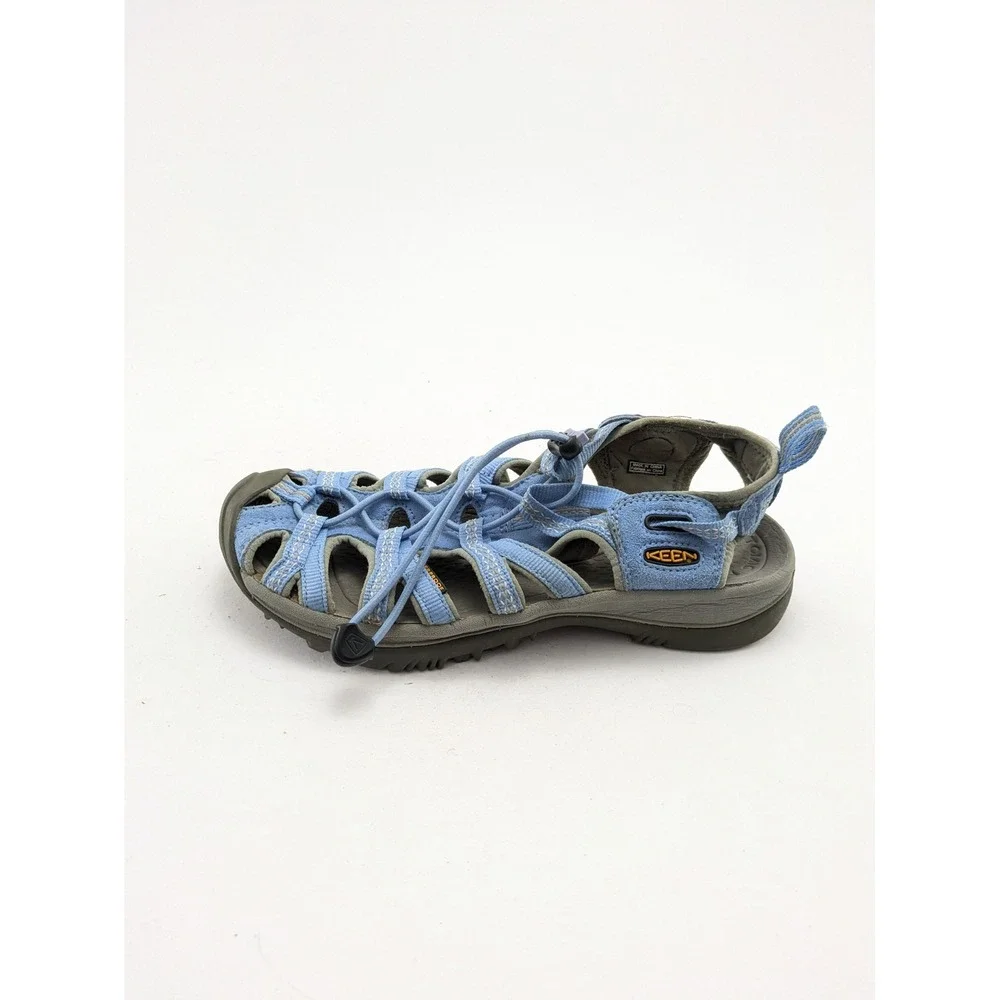 Womens Keen Whisper Blue Hiking Water Sports Closed Toe Shoes 1008447 Size 8